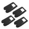 4Pcs Pre-Cut Muscle Tape High Elasticity Kinesiology Tape Long Cross Design Water Resistance for Knee Patella Meniscus (Black) view 1