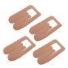 4Pcs Pre-Cut Muscle Tape High Elasticity Kinesiology Tape Long Cross Design Water Resistance for Knee Patella Meniscus (Skin Color) view 1