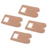 4Pcs Pre-Cut Muscle Tape High Elasticity Kinesiology Tape Long Cross Design Water Resistance for Knee Patella Meniscus (Skin Color) view 3
