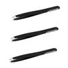 Angoily 3pcs Eyebrow Tweezer Stainless Steel Eyebrow Brush Comb for Eyelashes Extension Professional Makeup Tools for Brow Shaping for Home and Salon Use view 1
