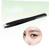 Angoily 3pcs Eyebrow Tweezer Stainless Steel Eyebrow Brush Comb for Eyelashes Extension Professional Makeup Tools for Brow Shaping for Home and Salon Use view 3
