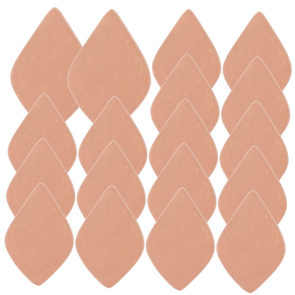 JECOMPRIS 20pcs Anti Damp Sachets Pottery Food Moisture Absorbers, Leaf Shape Red Pottery Dehumidifier for Food Storage, Keeps Snacks and Rice Dry