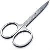 Stainless Steel Facial Hair Scissors - Small Straight Tip Scissors for Eyebrows, Nose, Moustache, Beard & Eyelash view 1
