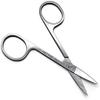 Stainless Steel Facial Hair Scissors - Small Straight Tip Scissors for Eyebrows, Nose, Moustache, Beard & Eyelash view 2