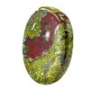 Amazing Gemstone Dragon Bloodstone Worry Stone Crystals and Healing Stones - for Stress Relief Gifts Piedra Crystal Fidget Unique Stocking Stuffers Birthday Women, Men view 3