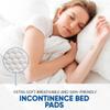 100 x Premium Incontinence Bed Pads 60x90 cm | Incontinence Bed Sheets | Provides Soft Feel | Disposable Bed Mats for Incontinence | Bed Protectors Kids | Maternity Bed Mats (5 Packs of 20) view 3
