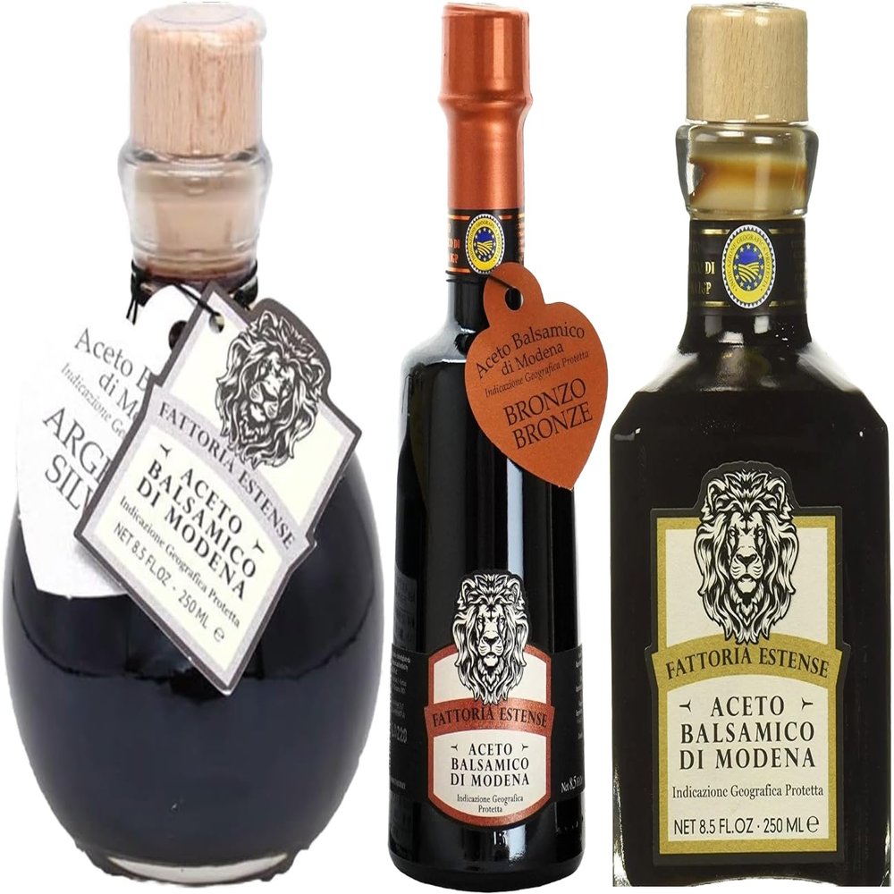 Fattoria Estense SILVER, GOLD, BRONZE Vinegar Bundle
