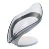 IMIKEYA 4pcs Leaf Shaped Soap Holder Soap Dish Drainage for Kitchen and Bathroom and Storage Random Color view 2