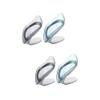 IMIKEYA 4pcs Leaf Shaped Soap Holder Soap Dish Drainage for Kitchen and Bathroom and Storage Random Color view 3
