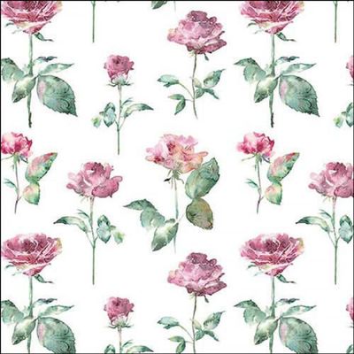 20 Ambiente Paper Napkins "Julia White" Vintage Table Decoration with Motif Also for Party or Decoupage 33 x 33 cm