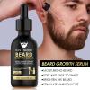 Beard Growth Kit With Derma Roller & Natural Ingredients Serum - Rapid Growth & Thickening - Grooming Kit For Men - Gifts For Dad view 3