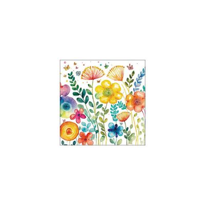 Ambiente 33cm 3-Ply Paper Napkins 20pcs - Vibrant Spring White