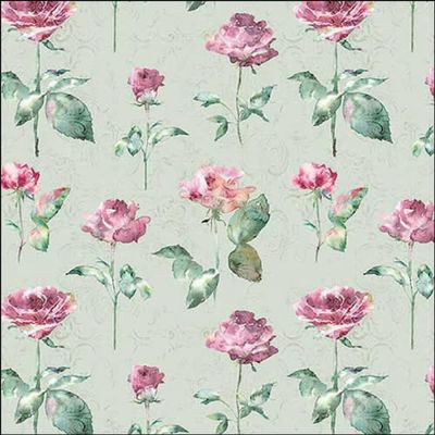 20 Ambiente Paper Napkins "Julia Green" Vintage Table Decoration with Motif Also for Party or Decoupage 33 x 33 cm