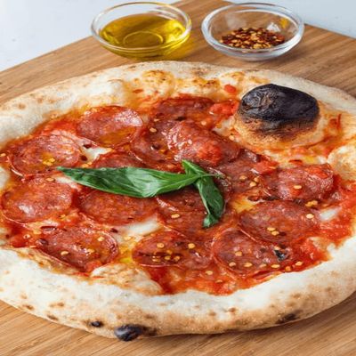 Pepperoni Pizza Kit for 2 - Artisan Dough, pizza sauce, toppings for 2 pizzas - Sourdough