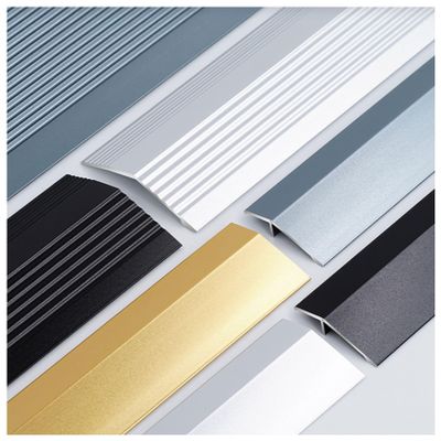 0.9m Threshold Strips Floor Transition Strip, Wheelchair Ramp Edge-Reducer Threshold-Transition-Strip For Home/Door/Floor(Color:Gold,Size:10cm)
