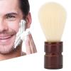 MOUMOUTEN Shaving Brush for Men, Wood Handle Shave Brush, Rich and Fast Lather Shaving Cream Brush, Mens Shaving Cream Soap Brush Cleaning Grooming Tool view 2