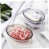 LIFKOME Soap Box Creative Soap Storage Rack Draining Dish Container Without Lid for Bathroom Saver Bath Storage view 2