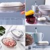 LIFKOME Soap Box Creative Soap Storage Rack Draining Dish Container Without Lid for Bathroom Saver Bath Storage view 3