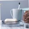 LIFKOME Soap Box Creative Soap Storage Rack Draining Dish Container Without Lid for Bathroom Saver Bath Storage view 4