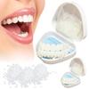 Dazzluxe 2 Pairs False Teeth Whitening Cosmetic Snap on Dentures White Instant Teeth Veneers for Women Men Comfortable Protect Your Teeth And Remain Confident Smile view 1