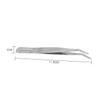 Angoily 3pcs Portable Eyebrow Tweezer Stainless Steel Eyelashes Extension Clip Makeup Brow Tool Eyebrow Comb Spoolie Threading Tool view 2
