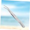 Angoily 3pcs Portable Eyebrow Tweezer Stainless Steel Eyelashes Extension Clip Makeup Brow Tool Eyebrow Comb Spoolie Threading Tool view 4