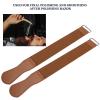 ANKROYU 2PCS Straight Razor Strop, Double Layered Barber Razor Sharpening, Straight Razors Strop Belt, Barber Straight Razor Strap Belt, for Starter Beginners view 3