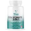 Vinco Magnesium Glycinate 3-in-1 Complex - 2000mg Supplements as Bisglycinate, Citrate & Malate 120 Capsules, Triple High Absorption 420mg Elemental, UK Made view 1