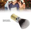 Beard Foam Brush, Beard Foam Soft Brush Curved Handle Synthetic Portable for Salon (Gold) view 2