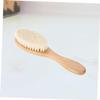 Angoily Beard Brush Curved Handle Men Wool Shaving Brush for Mustache Cleaning view 4