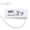5PCS Disposable Blood Pressure Cuff with Single Tube + BP12 Connector for Neonate 7.7-10.5 cm, Replacement NIBP Cuff, Non-Woven Fabric BP Cuff view 1