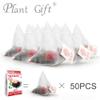 100% Natural Rose Black Tea Bag, 150g/5.29oz (3g*50bags)  100% Pure Black Tea Leaves, Rose Petals - Loose Leaf Herbs - Non-GMO - Steep 50 Cups, Caffeinated Iced & Hot TeaTea Bag view 4