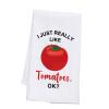 BDPWSS Tomato Kitchen Towel Tomato Lover Gift Funny Tomato Gardener Gift I Just Really Like Tomatoes Ok Tomato Theme Gift (Really Like Tomatoes TW) view 4