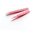 Angoily 2pcs Stainless Steel Eyebrow Clip Bevel Eyebrow Tweezers Portable Makeup Tool for Women view 3