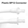 5PCS Disposable Blood Pressure Cuff with Single Tube + BP12 Connector for #4 Neonate 7-13 cm, Replacement NIBP Cuff, Non-Woven Fabric BP Cuff view 2
