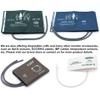 5PCS Disposable Blood Pressure Cuff with Single Tube + BP17 Connector for Large Adult 32.1-43.4 cm, Replacement NIBP Cuff Compatible with Nihon Kohden Monitors, Non-Woven Fabric BP Cuff view 3