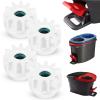 4Pcs Spin Mop Replacement Parts, Spin Mop Bucket Clutch Bearing Gear Sprockets Replacement Compatible with Ocedar, One Way Bearing Sprockets Pedal Repair Replacement for Vileda and More Rotation Mop view 1