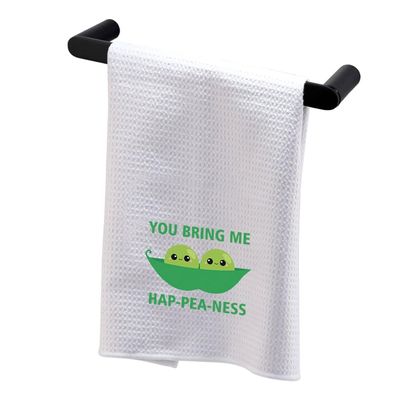 BDPWSS Funny Pea Lover Kitchen Towel Green