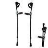 1 Pair Folding Elbow Crutches, Retractable Forearm Crutches, Height Adjustable Ergonomic Walking Aid view 1