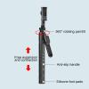 1.7m Integrated Telescopic Pole Floor Tripod Portable Mobile Phone Tripod, Remote Control Handheld Selfie Stick Tripod for Live Stream/Vlog view 4