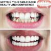 LXURY False Teeth Women Men Immediate Reusable Silica Gel Veneers Dentures for Upper and Lower Comfortable Flex Cosmetic Teeth Comfortable Protect Your Teeth and Regain Confident Smile,01,9PCS view 4