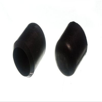 100 X Black Rubber Chair Ferrules - 25mm (1 inch) - Floor Protectors