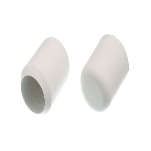 12 X White Rubber Chair Ferrules for Floor Protection - 22mm (7/8 inch)