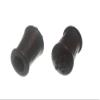 20 X Black Rubber Walking Stick Crutch Frame Ferrules - 1/2 Inch (12mm) ID view 1