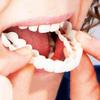 Dazzluxe 2 Pairs Veneers Teeth Snap on Veneers Teeth Cosmetic, Temporary Dentures Teeth Instant Teeth Whitening Top And Bottom Fake Teeth for Men & Women view 4