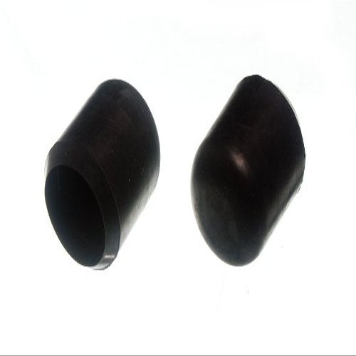 12 X Black Rubber Chair Ferrules - 25mm (1 inch) - Floor Protectors