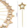 100 Pack Little Star Cupcake Toppers Glitter Star Cake Toppers Star Picks Birthday Party Decorations Gold Star Toothpicks for Wedding Baby Shower Engagement Valentine'S Day Bridal Shower Supplies view 2