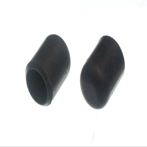 100 X Black Rubber Chair Ferrules for Floor Protection - 16mm (5/8 inch)