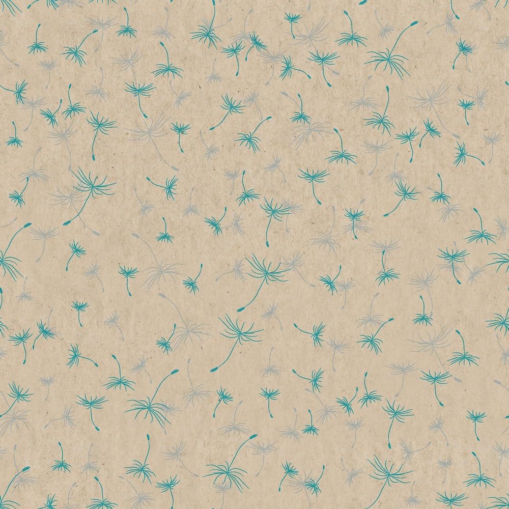 25 Sustainable Napkins Made of Recycled Paper Flowers Rain on Dandelion as Table Decoration Paper Napkins with Motif Ecologically Sustainable Decoration Made from Recycled Paper 33 x 33 cm