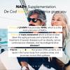 DeCod NAD+ | NMN Supplement | High Potency Trans-Resveratrol | Promotes DNA Synthesis & Protect Cellular Level | | Longevity & Anti-oxidant | Gluten-Free | Non-GMO - 60 Capsules view 3